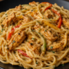 Jamaican Style Creamy Chicken Spaghetti